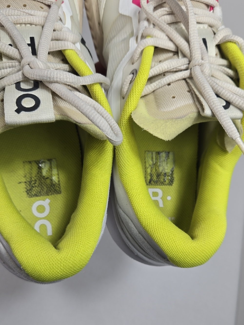 Size 11.5 - ON The Roger Pro 2 White Lime Men Speed Board Sneakers Athletic. - Picture 7 of 9